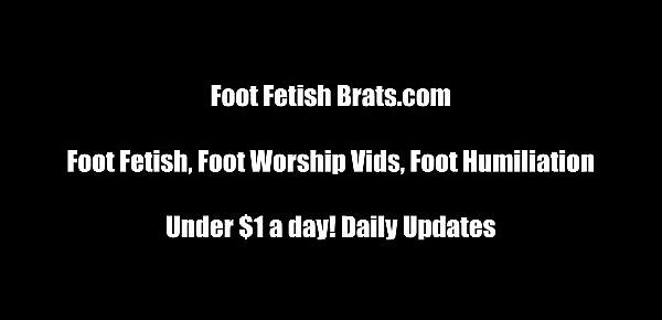 You can play with both our feet
